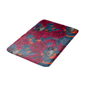 Tapis De Bain Waratah rouge et brunes (Angle)