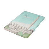 Tapis De Bain Washington D.C Capitale des USA Landmarks (Angle)