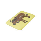 Tapis De Bain Water buffalo with flowers (Angle)