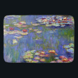 Tapis De Bain Water Lily Pond Claude Monet Art Art<br><div class="desc">Lys d'eau, ch. 1916, est l'une d'une série de peintures de fleurs de nénuphars de l'impressionniste français Claude Monet les peignant à son étang de jardin à partir du début des années 1900. À cette époque, il construisit son jardin fleuri dans l'intention de l'utiliser comme inspiration pour créer des peintures...</div>