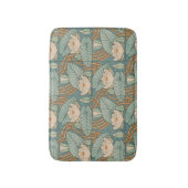 Tapis De Bain Water Lys Lily Art Nouveau Nature (Devant (Vertical))