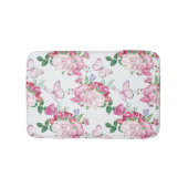 Tapis De Bain watercolor peony,watercolor butterfly (Devant)