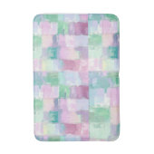 Tapis De Bain Watercolor Purple Floral  (Devant (Vertical))
