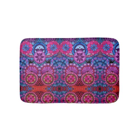 Tapis De Bain Watercolor Rainbow (Devant)