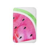 Tapis De Bain Watercolor Watermelon (Devant (Vertical))