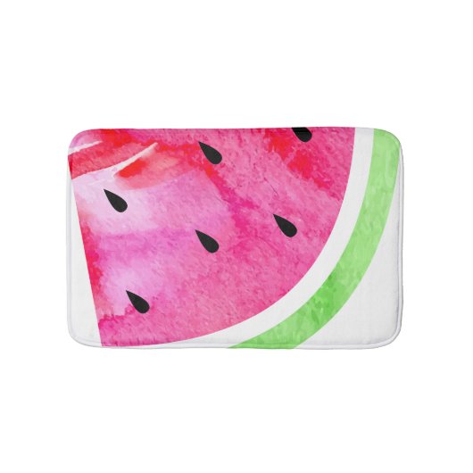 Tapis De Bain Watercolor Watermelon (Devant)