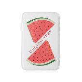 Tapis De Bain Watermelons Bath Mat Sweet - Votre texte - Nom (Devant (Vertical))