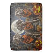 Tapis De Bain Weimaraner Halloween Éffrayant (devant Vertical)
