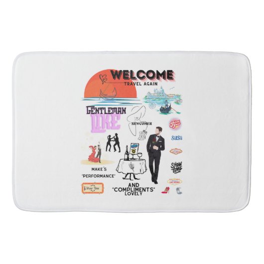 TAPIS DE BAIN WELCOME AGAIN (Devant)