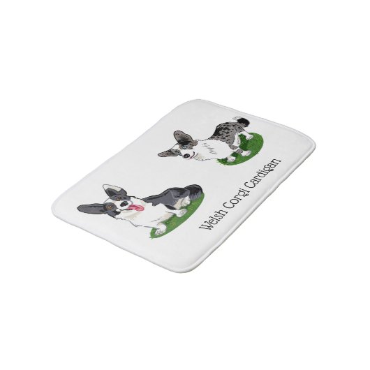 Tapis De Bain Welsh Corgi Cardigans (Angle)