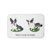 Tapis De Bain Welsh Corgi Cardigans (Devant)