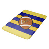 Tapis De Bain West Virginia Football Blue and Gold Pride (Angle)
