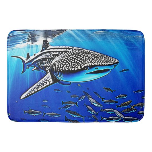 Tapis De Bain Whale Shark Majesty Design (Devant)