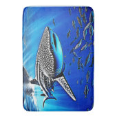 Tapis De Bain Whale Shark Majesty Design (devant Vertical)