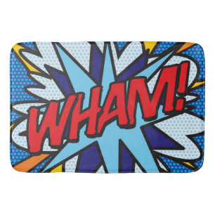 Tapis De Bain WHAM Amusement Bande Dessinée Rétro Art Pop