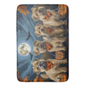 Tapis De Bain Wheaten Terrier Halloween Éffrayant (devant Vertical)
