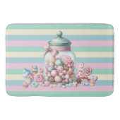 Tapis De Bain Whimsical Watercolor Sweet Candy (Devant)