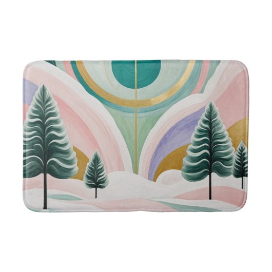 Tapis De Bain Whimsical Winter Dreamscape (Devant)