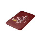 Tapis De Bain Whisperer de bière (blanc) (Angle)