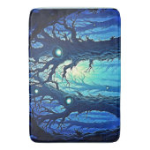 Tapis De Bain Whispering Woods Imaginaire foncé (devant Vertical)