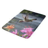 Tapis De Bain "Whispers of Nature : Hummingbird, Cascade (Angle)