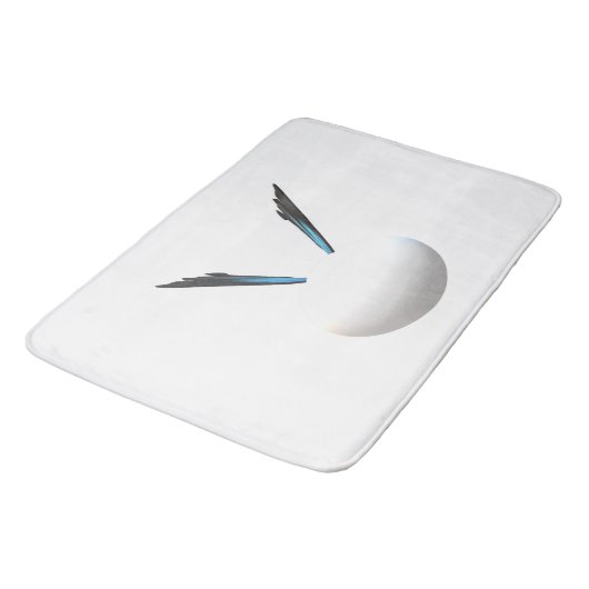 Tapis De Bain White Globe less est plus design Art moderne (Angle)