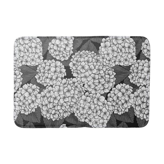 Tapis De Bain White hydrangea (Devant)