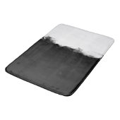 Tapis De Bain White Melds with Black (Angle)