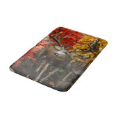 Tapis De Bain Whitetail En Automne (Angle)