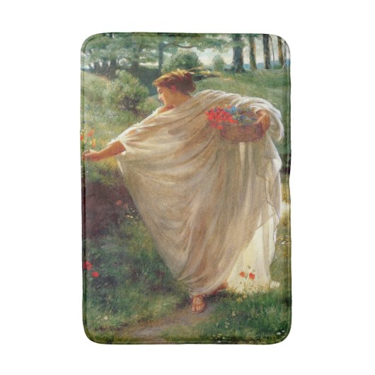 Tapis De Bain Wild Blossoms (par Edward Poynter) (Devant (Vertical))