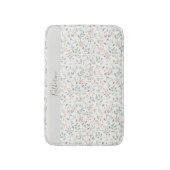 Tapis De Bain   Wildflower Boho Personalized  (Devant (Vertical))