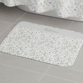 Tapis De Bain   Wildflower Boho Personalized 