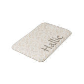 Tapis De Bain Wildflower Botanical Print Absorbent Pet Mat (Angle)