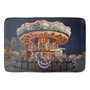 Tapis De Bain Wildwood NJ – Carousel vénitien de nuit