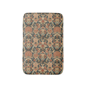 Tapis De Bain William Morris Antique Honeysuckle Motif Floral