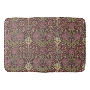 Tapis De Bain William Morris, chèvrefeuille, floral. motif, art