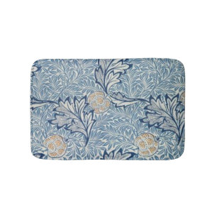 Tapis De Bain William Morris Flower Floral Design