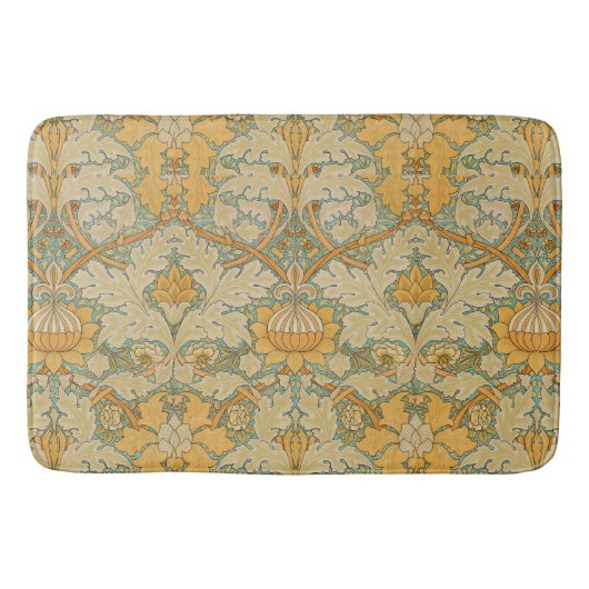 Tapis De Bain William Morris Golden Floral Design (Devant)