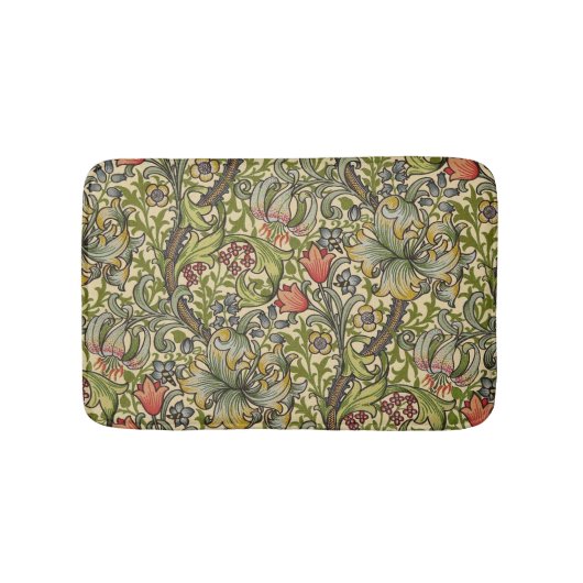 Tapis De Bain William Morris Golden Lily Motif restauré (Devant)