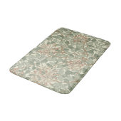 Tapis De Bain William Morris Honeysuckle Vert Floral (Angle)