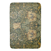 Tapis De Bain William Morris Honeysuckle Vert Floral (devant Vertical)