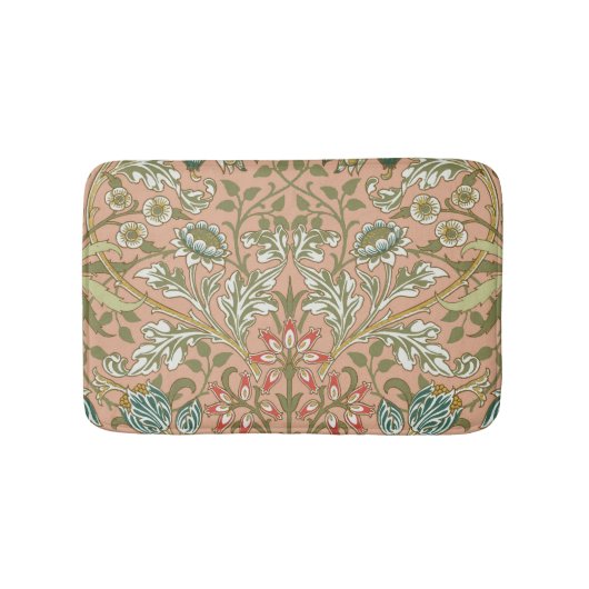 Tapis De Bain William Morris Hyacinth Flower Rose Art (Devant)