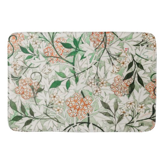Tapis De Bain William Morris Jasmine Garden Flower Classic (Devant)