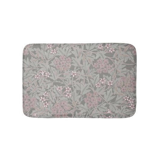 Tapis De Bain William Morris Jasmine Motif de fleurs (Devant)