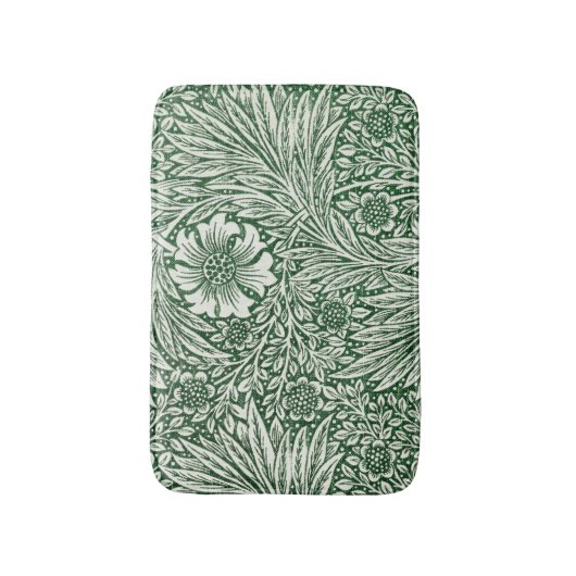 Tapis De Bain william morris marigold fleurs vertes (Devant (Vertical))