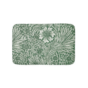 Tapis De Bain william morris marigold fleurs vertes