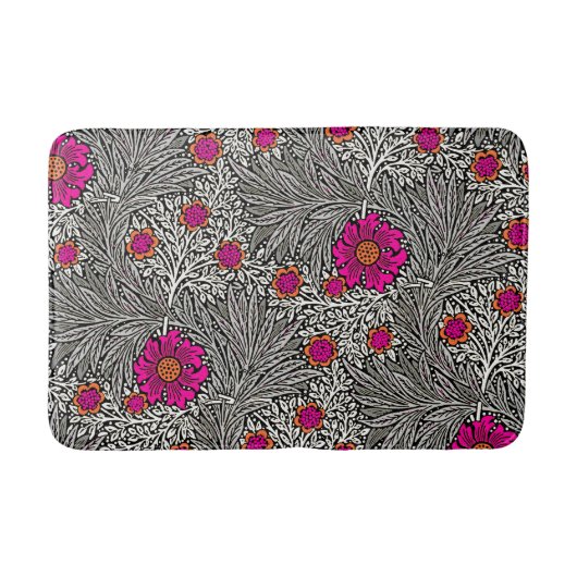 Tapis De Bain William Morris Marigold, Grey / Grey et Blanc (Devant)