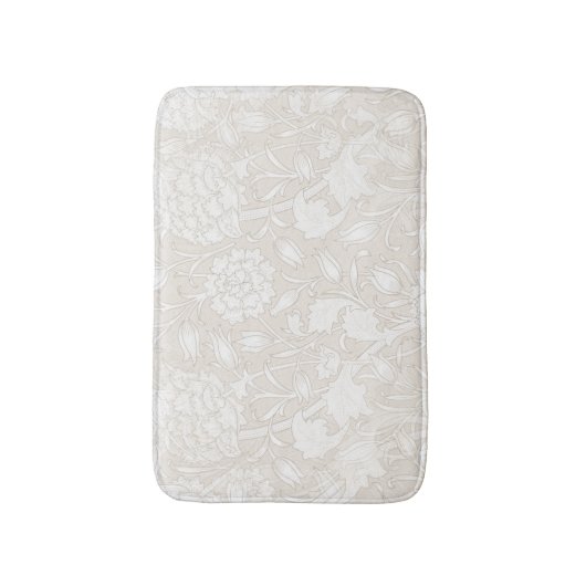 Tapis De Bain William Morris Motif Floral à Sepia (Devant (Vertical))