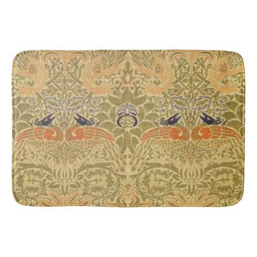 Tapis De Bain William Morris Peacock & Dragon Arts & Artisanat (Devant)