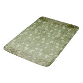 Tapis De Bain William * Morris Pimpernel Green Floral (Angle)